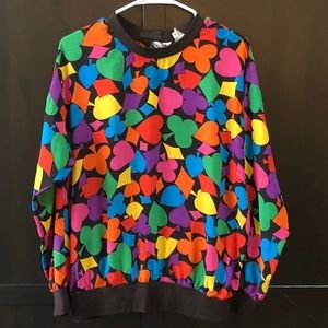 Vintage multi colored pullover